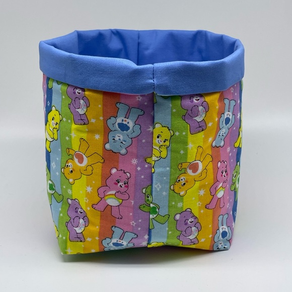 Care Bear Handmade Fabric Basket / Kids Room Decor - Picture 3 of 3